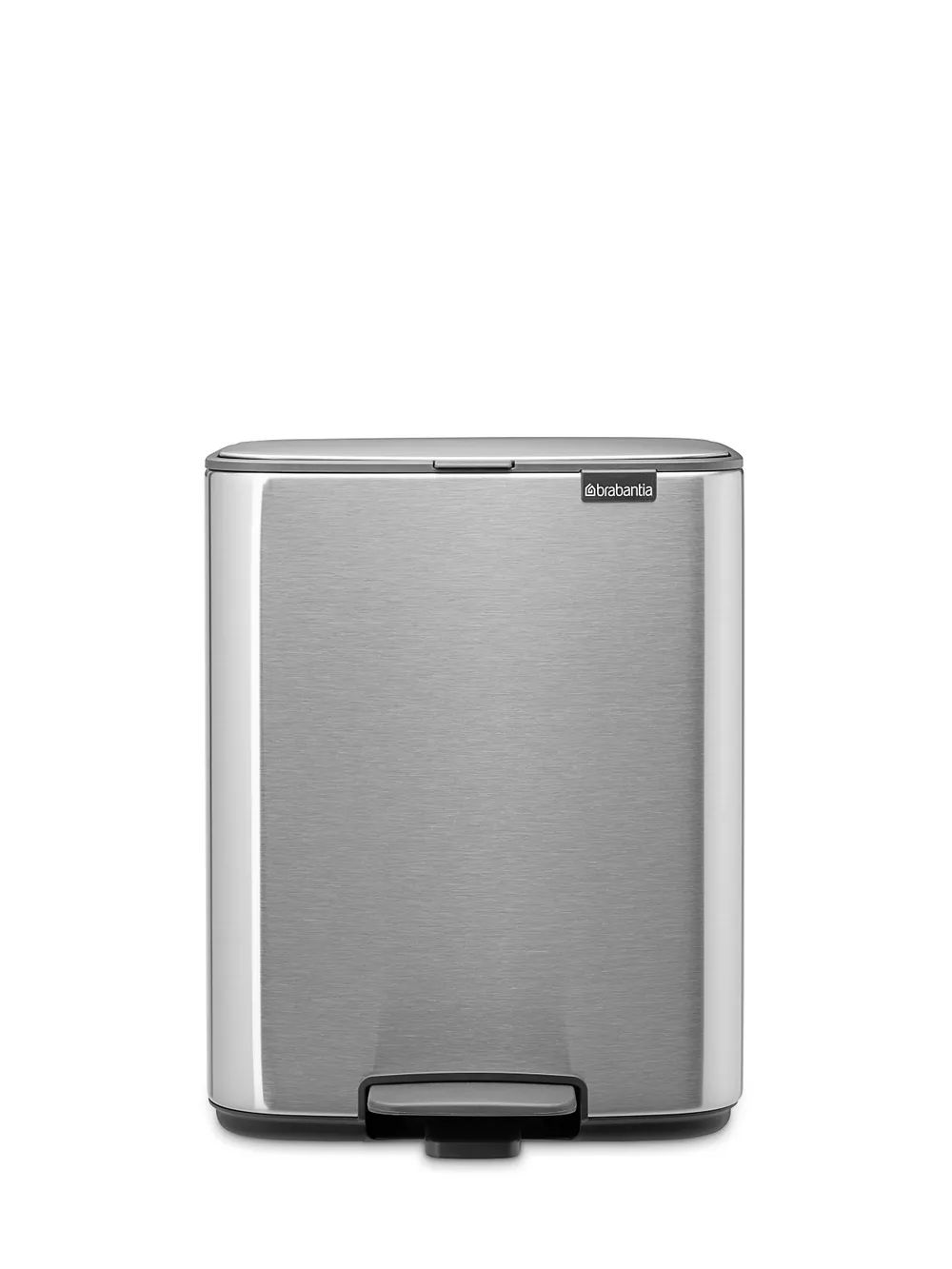 Brabantia Bo Treteimer, 12L - Matt Steel Fingerprint Proof