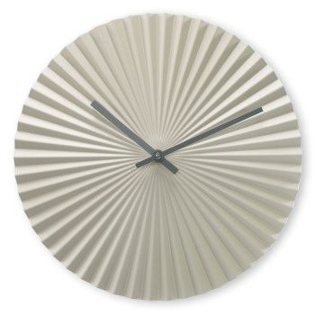 Hama Wanduhr "Barbados", Quarzuhr, ohne Ticken, Ø 30 cm, Graugrün