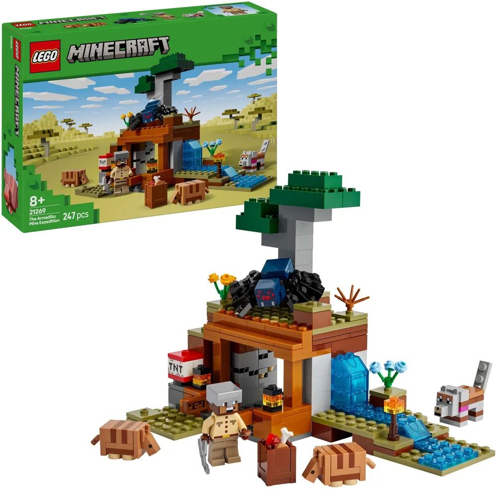 LEGO 21269 Minecraft Die Expedition zur Gürteltiermine