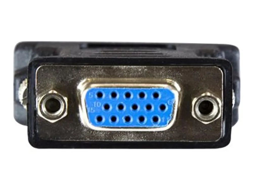 StarTech.com DVI auf VGA Adapter - DVI-I Stecker zu VGA Buchse Kabel Adapter - Schwarz - 10er Pack - VGA-Adapter - HD-15 (VGA)