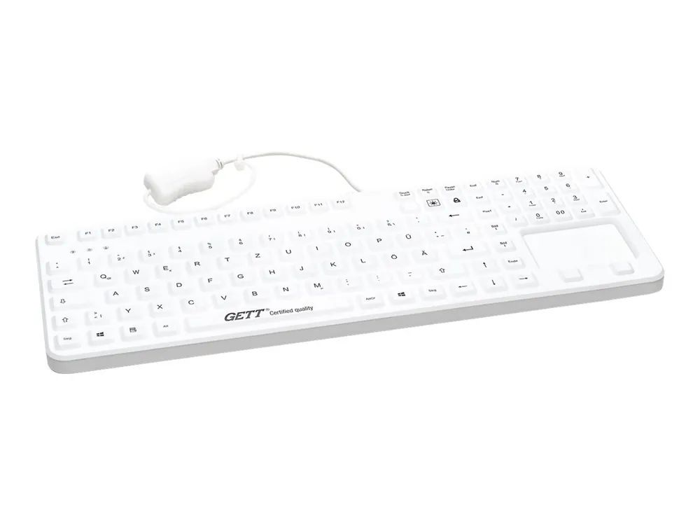 GETT CleanType Prime Touch+ TKG-109-GCQ-PR-TOUCH-KGEH-WHITE-IP68-MAG-BACKL-USB-CH
