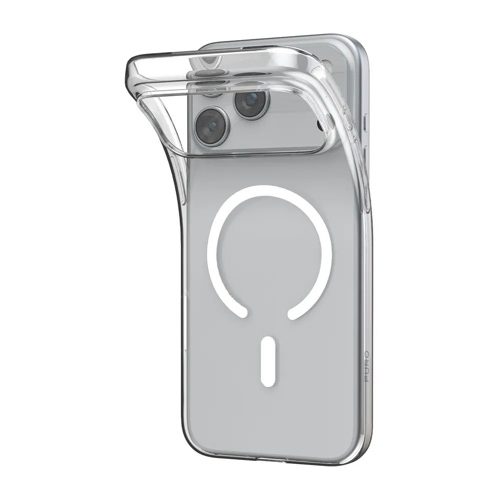 PURO 03 MAG MagSafe kompatibles Cover für iPhone 17 PRO MAX, transparent
