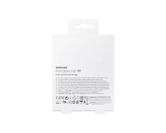 Samsung T7 MU-PC1T0T - SSD - verschlüsselt - 1 TB - extern (tragbar)