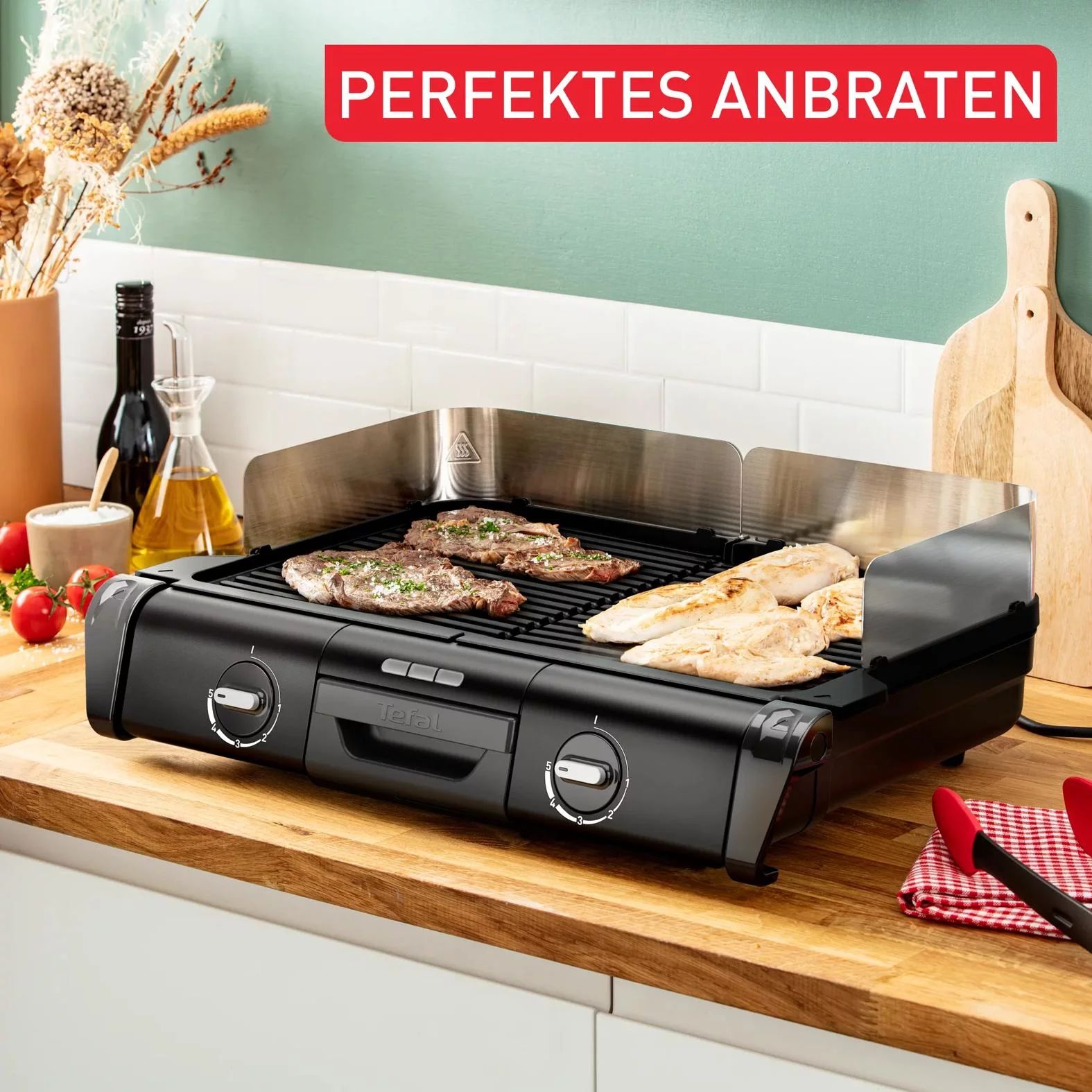 Tefal TG800N Indoor- und Outdoor-Grill Family 