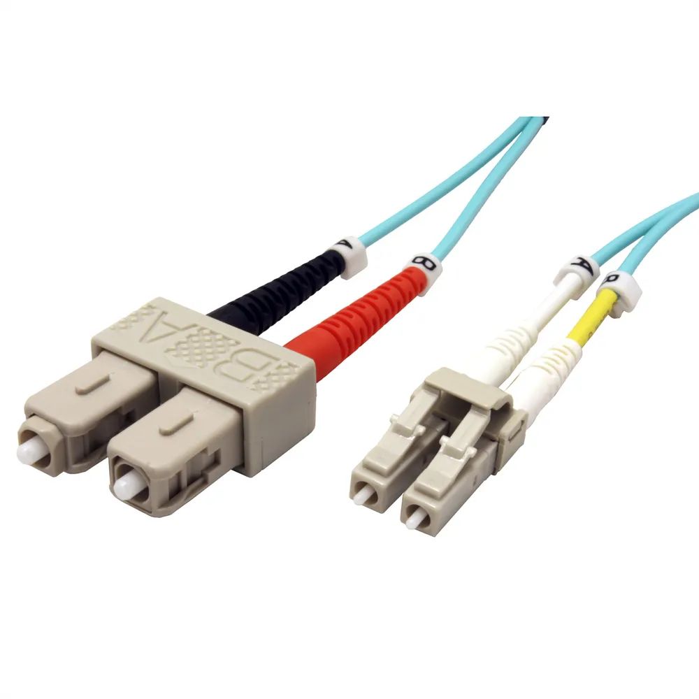 ROLINE LWL-Kabel 50/125µm OM3, LC/SC, türkis, 3 m