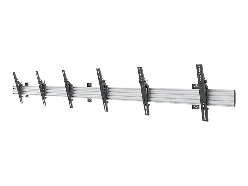 Neomounts NMPRO-WMB3 - Klammer - für 3 LCD-Anzeigen - Schwarz - Bildschirmgröße: 81.3-139.7 cm (32"-55")