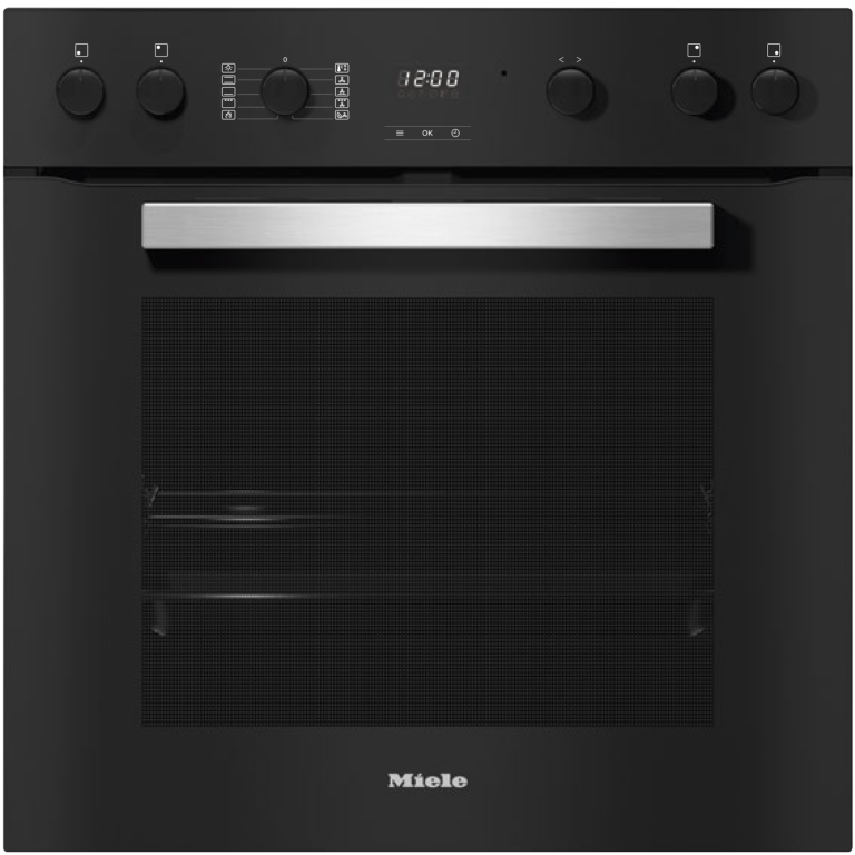 Miele Einbau-Herd H 2457 IP Obsidianschwarz