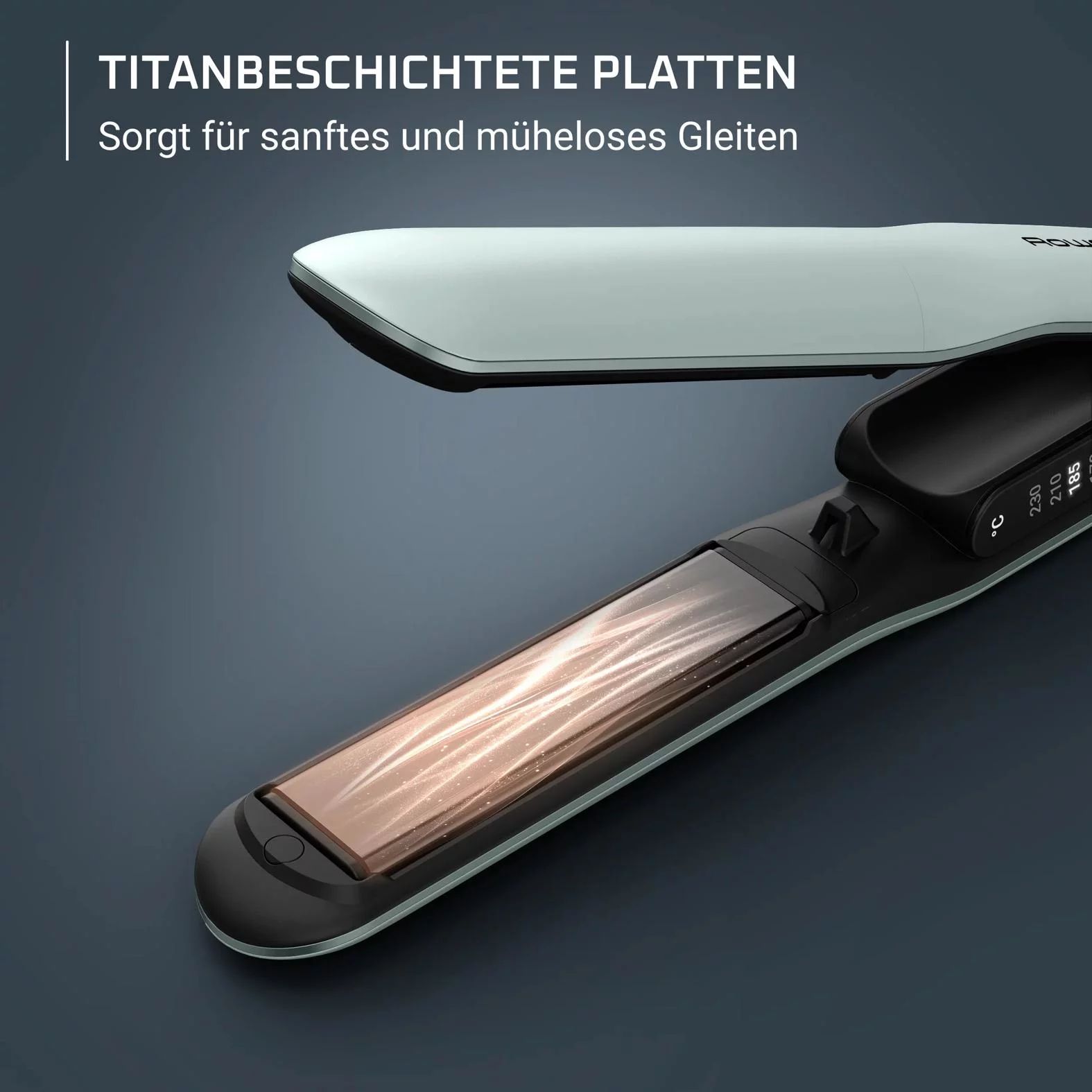 Rowenta SF5120 Haarglätter Thermoglide - BLACK Gama/EUCALYPTUS