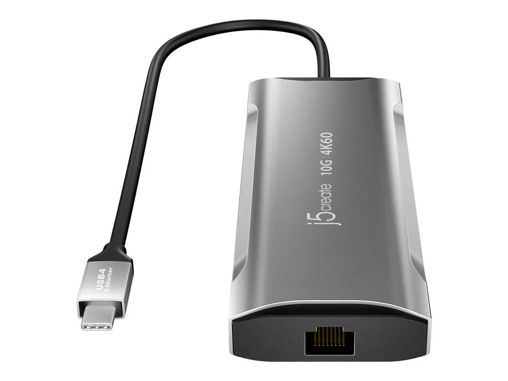 j5create JCD393-N - Mini-Dock - USB-C / USB4 / Thunderbolt 3 / Thunderbolt 4