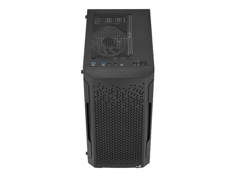 AEROCOOL ADVANCED TECHNOLOGIES AeroCool Trinity Mini-G-BK-V2 - MT - micro ATX - Seitenteil mit Fenster (gehärtetes Glas)