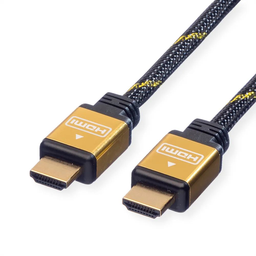 ROLINE GOLD HDMI High Speed Kabel mit Ethernet, 5 m