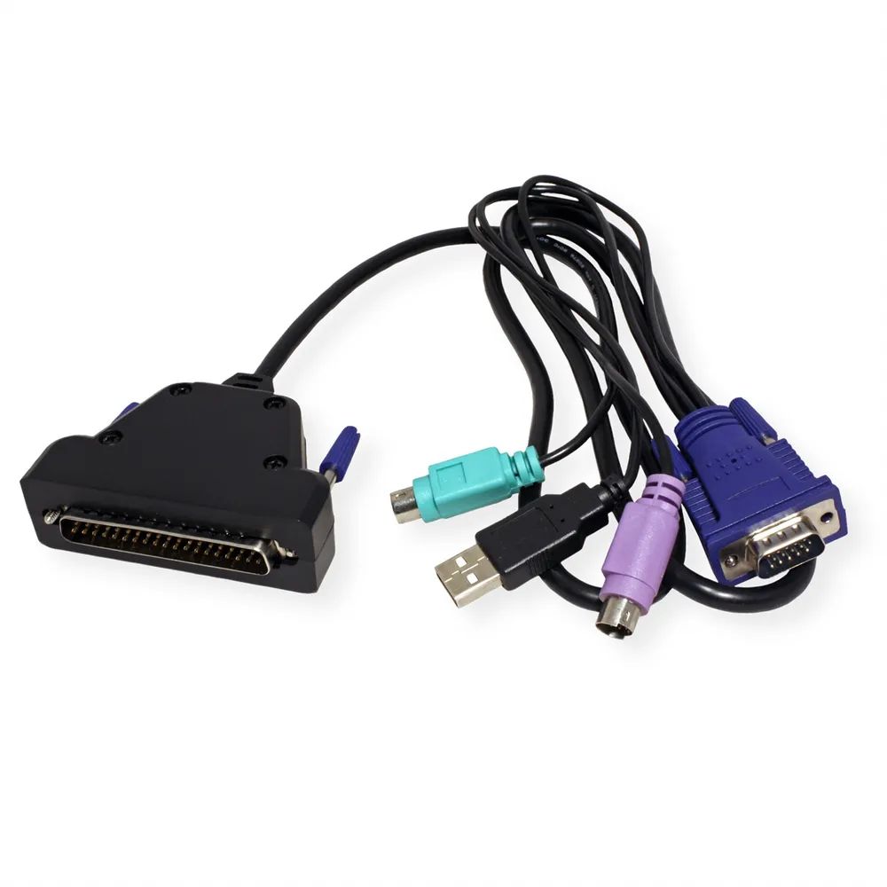 VALUE 19-Zoll-KVM-Konsole, 48 cm (19") TFT (16:9), VGA, USB, FR-Layout