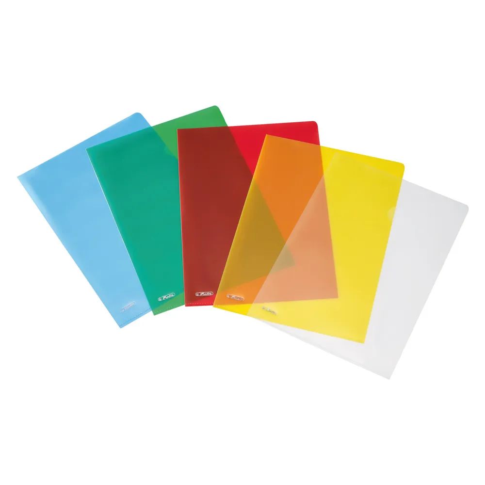 herlitz Aktenhülle, A4, Pyramide farbig sortiert, 10er Packung