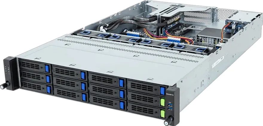 Gigabyte Barebone R263-Z37-AAH2 Rev. 3.x Rack Server 2U Sing - Server-Barebone - AMD EPYC