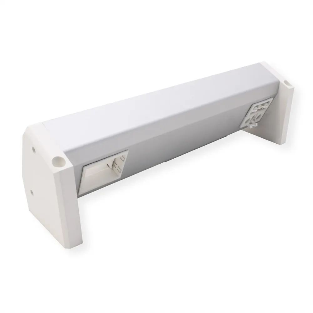 BACHMANN DESK 2xUTE 1xUSB A/C 22W 1xCM GST18 RAL9010