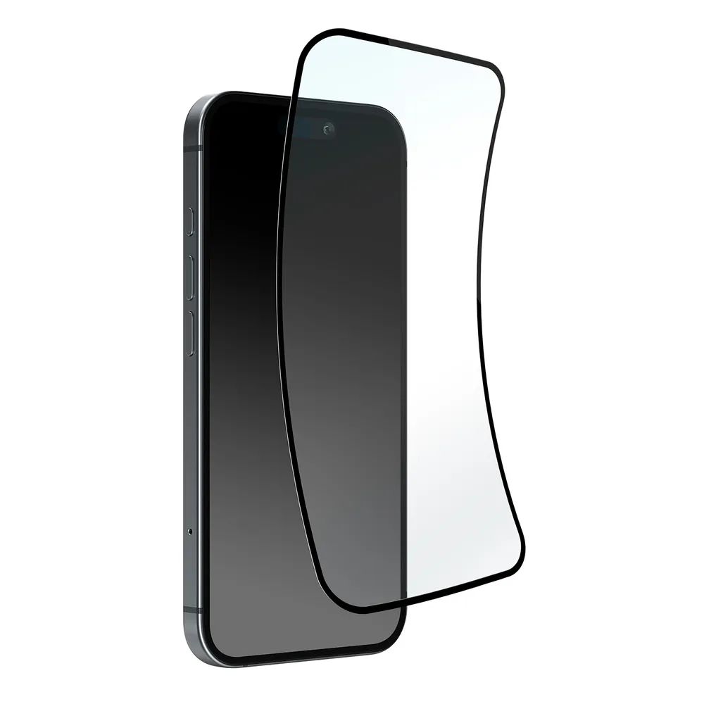 PURO Displayschutzglas D3O Fullscreen für iPhone 16 PRO