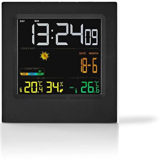 Nedis WETTERSTATION MIT AUSSENSENSOR / NEDIS WEST404BK SW WEST404BK
