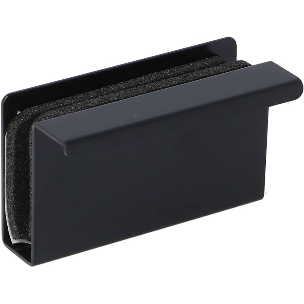 SISO Glastürgriff geeignet für Glasstärke 4 - 6 mm, Stahl schwarz