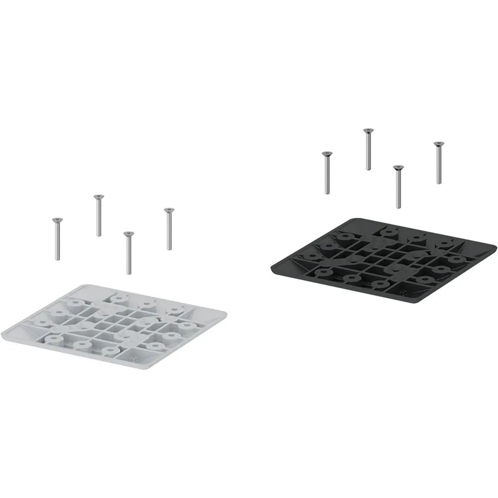 Hettich Marketing und Vertriebs Gmb & Co. KG HETTICH LegaDrive Tischbeinanbindung Aluminium anthrazit