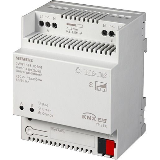 Siemens KNX UNIV.DIMMER 2-FACH / SIEMEN N528D01 5WG1528-1DB01