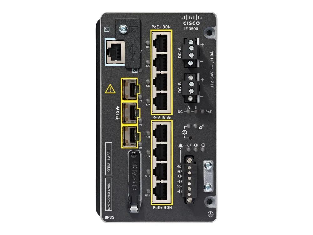 Cisco IE3500 Rugged Series IE-3500-8P3S - Switch - L3 - managed - 8 x 10/100/1000 (PoE+)
