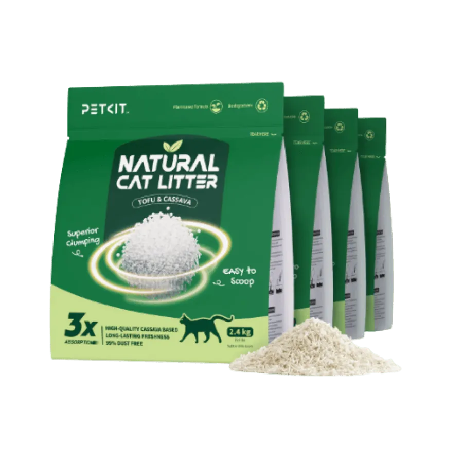 PETKIT Natur Katzenstreu 4 Beutel PKCL11