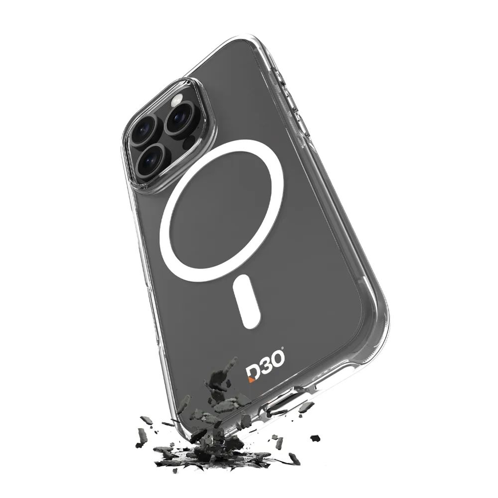 PURO IMPACT CLEAR D3O Cover für iPhone 16 PLUS, transparent