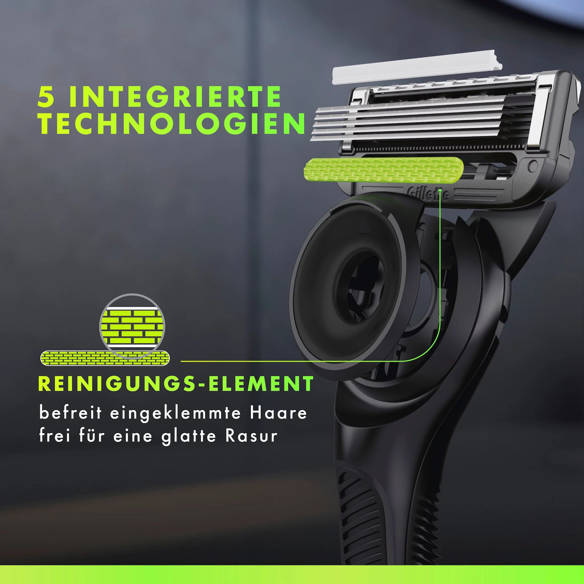 Gillette Labs Systemklingen 8er + Handstück Online Versandvariante