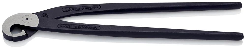 KNIPEX Fliesenlochzange (Papageienschnabelzange) schwarz atramentiert 200 mm