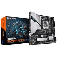 Gigabyte H810M GAMING WIFI6 - Motherboard - micro ATX - LGA1851-Sockel - H810 Chipsatz - USB-C 3.2 Gen 1, USB 3.2 Gen 1 - Wi-Fi 6, Bluetooth, 2.5 Gigabit LAN - Onboard-Grafik (CPU erforderlich)