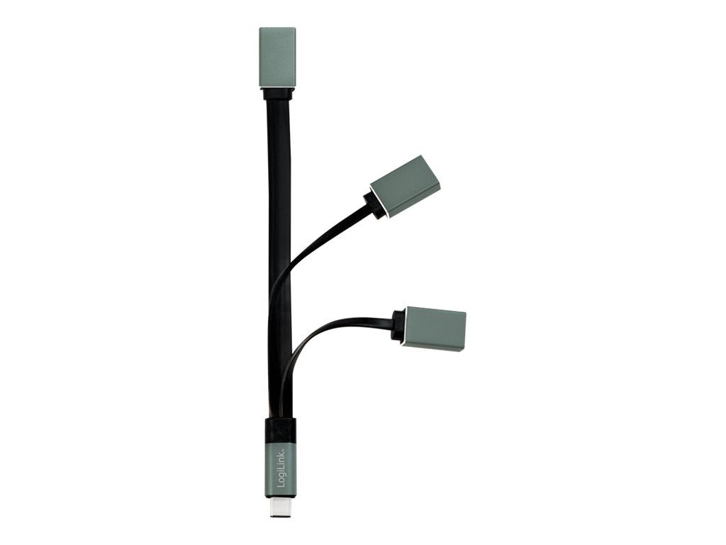 LogiLink USB-C hub, 3-Port - Hub - 3 x SuperSpeed USB 3.0
