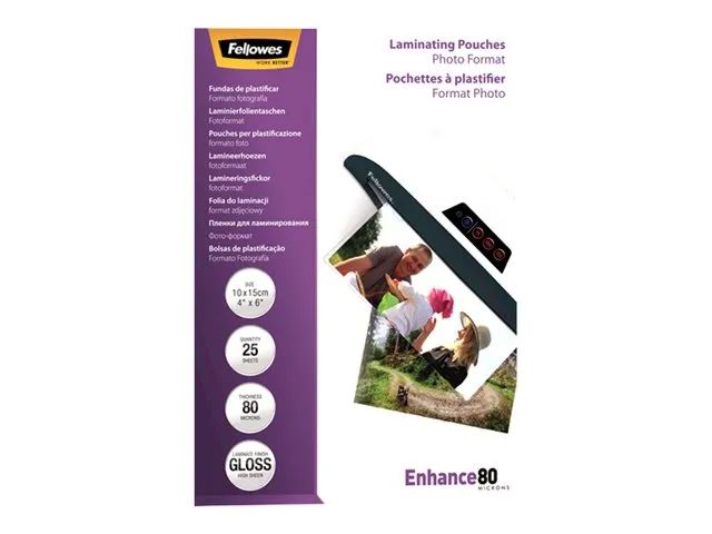 Fellowes Enhance - Glänzend - 25er-Pack - 108