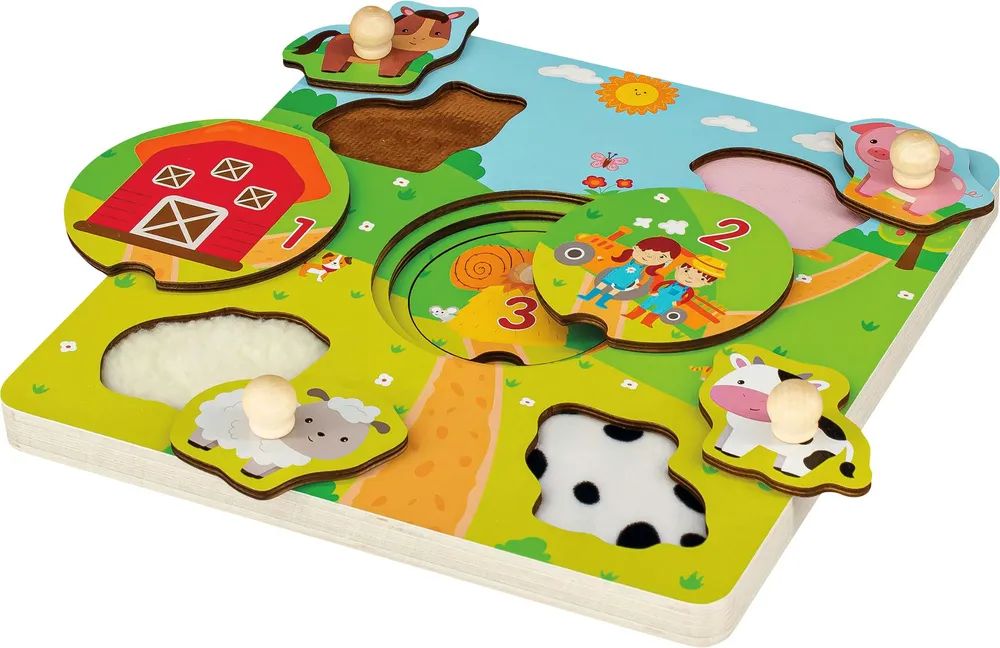 VEDES Großhandel GmbH - Ware SMH Fühlpuzzle Farmtiere, 6-teilig