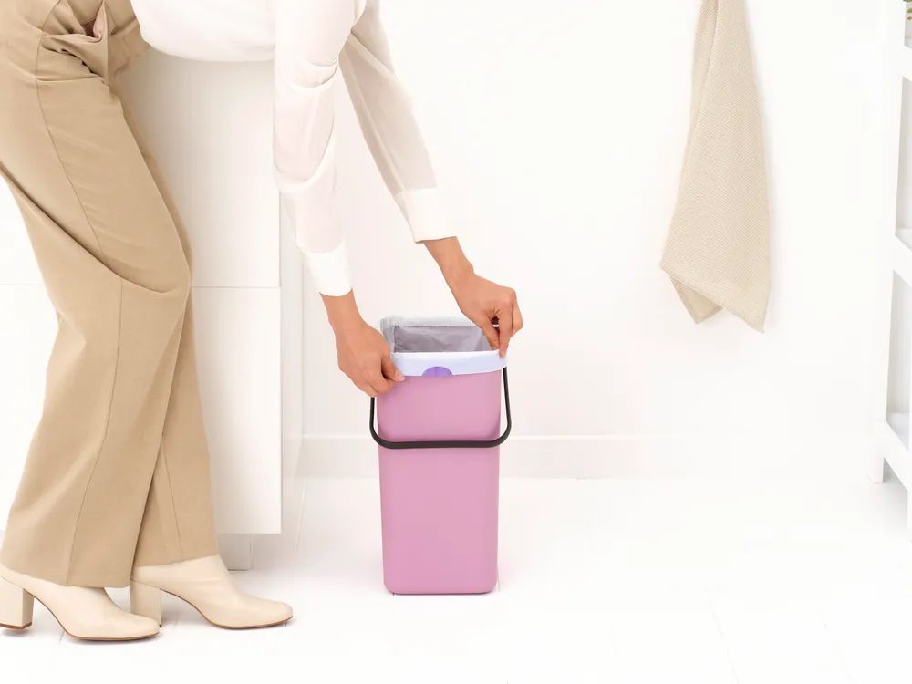 BrabantiaAbfallbehälter 'Sort & Go', 16L - Lilac Pink