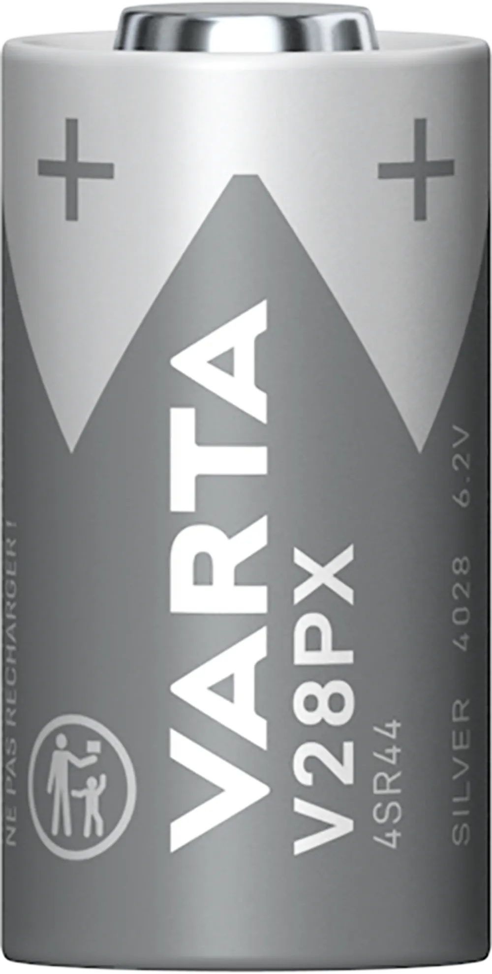 VARTA SILVER Cylindrical V28PX/4SR44 Blister 1
