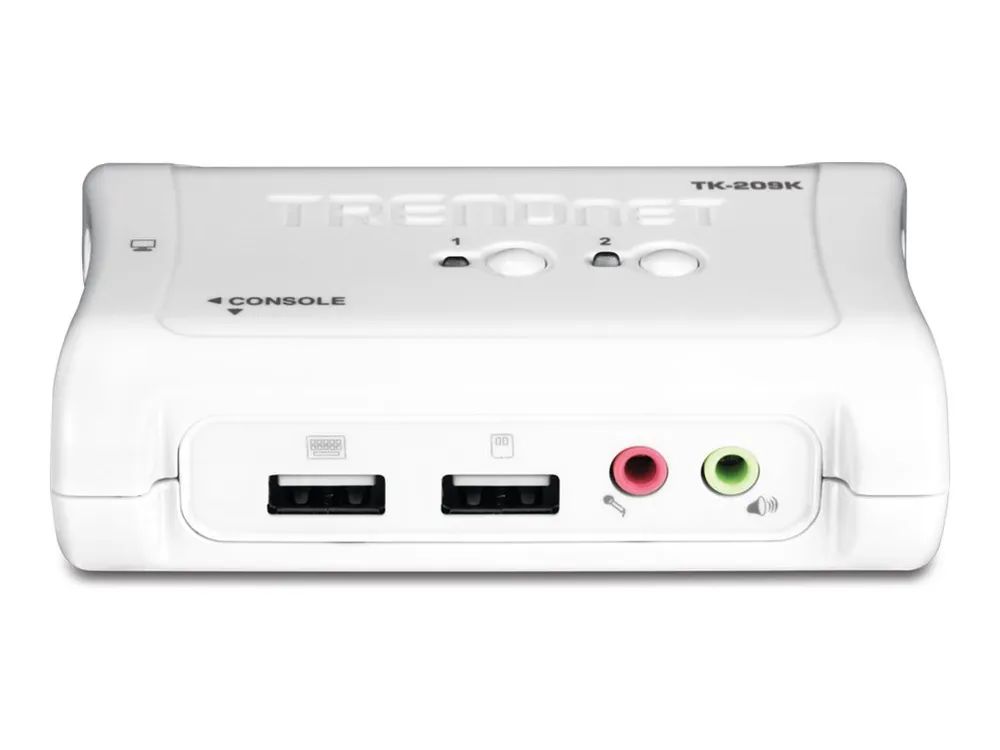 TRENDnet TK 209K - KVM-/Audio-Switch - 2 x KVM/Audio