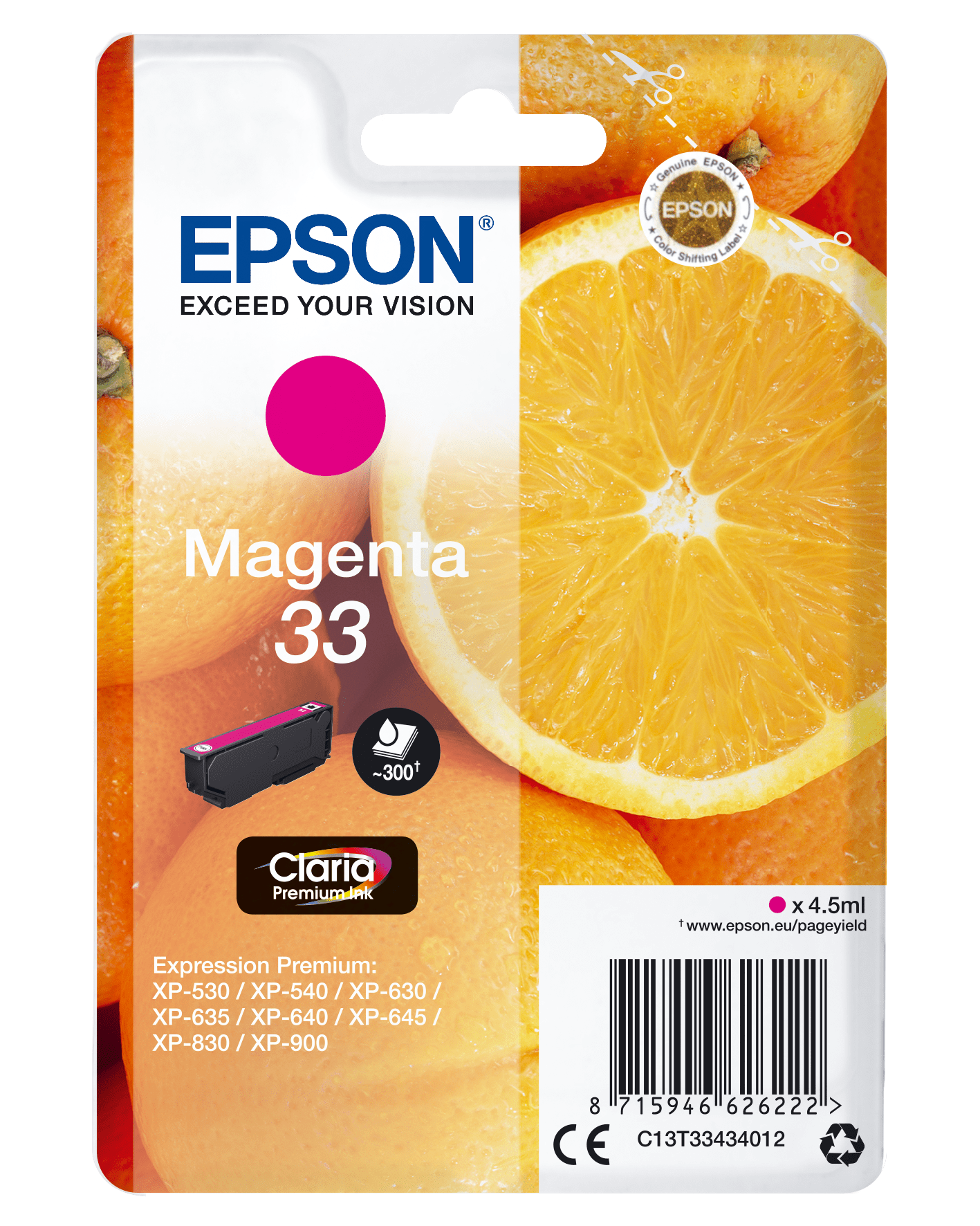 Epson 35 Vorhängeschloss 4 656579601 Tinte Sta., | Multi, Far