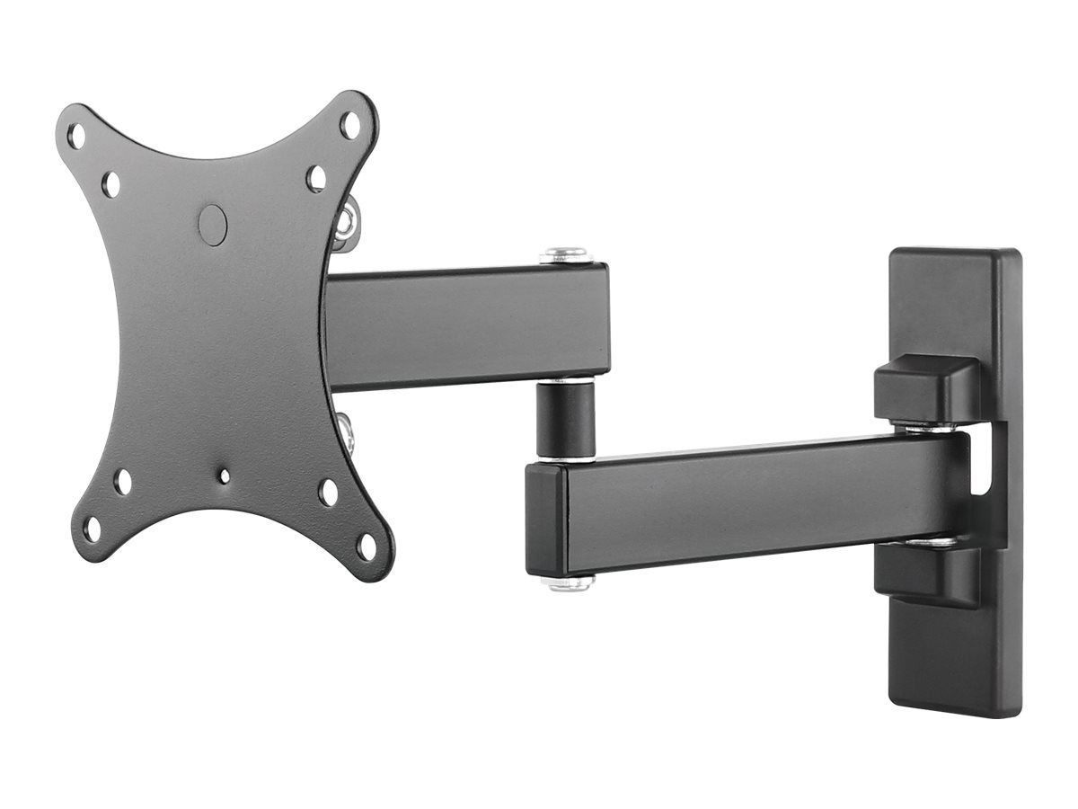 Vision VFM-WA1X1B - Befestigungskit (Wandarm) - für Monitor - kaltgewalzter Stahl - Schwarz - Bildschirmgröße: 33-68.6 cm (13"-27")