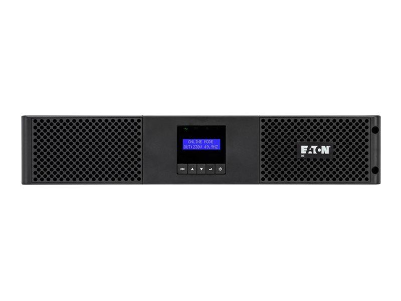Eaton 9E - USV (in Rack montierbar/extern) - Wechselstrom 200/220/230/240 V - 1800 Watt - 2000 VA - 1-phasig - 6 x Batterie - Bleisäure - 7 Ah - RS-232, USB - Ausgangsanschlüsse: 6 - 2U - 48.3 cm (19")