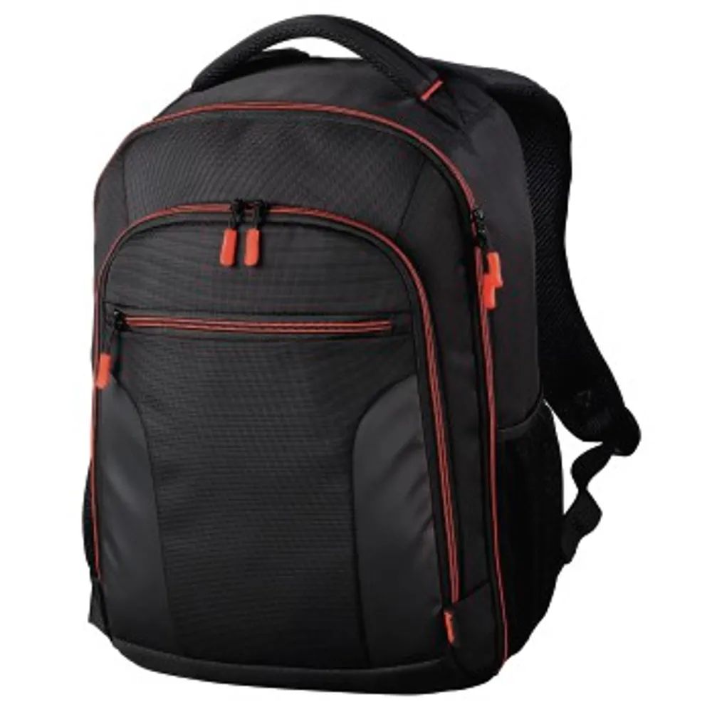 Hama Kamera-Rucksack "Miami", 190, Schwarz/Rot