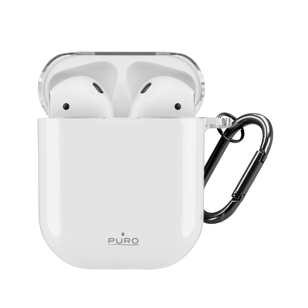 PURO 03 NUDE Hülle für AirPods 1 / 2, transparent
