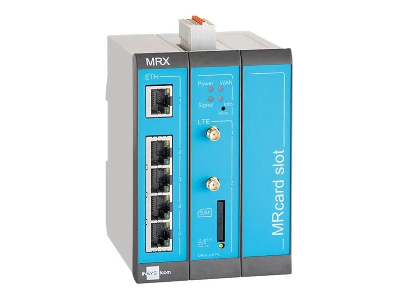 Insys icom MRX MRX3 LTE - Router - WWAN 5-Port-Switch