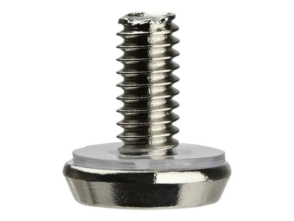 StarTech.com 12-24 Server Rack Screws - 50 pack - Nickel-plated - Rack-Schrauben - Silber - US-Regierung - TAA-konform (Packung mit 50 Stück)