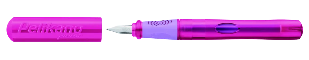 Pelikan Pelikano® Junior Schreiblernfüller für Linkshänder, Pink, Feder L, Faltschachtel