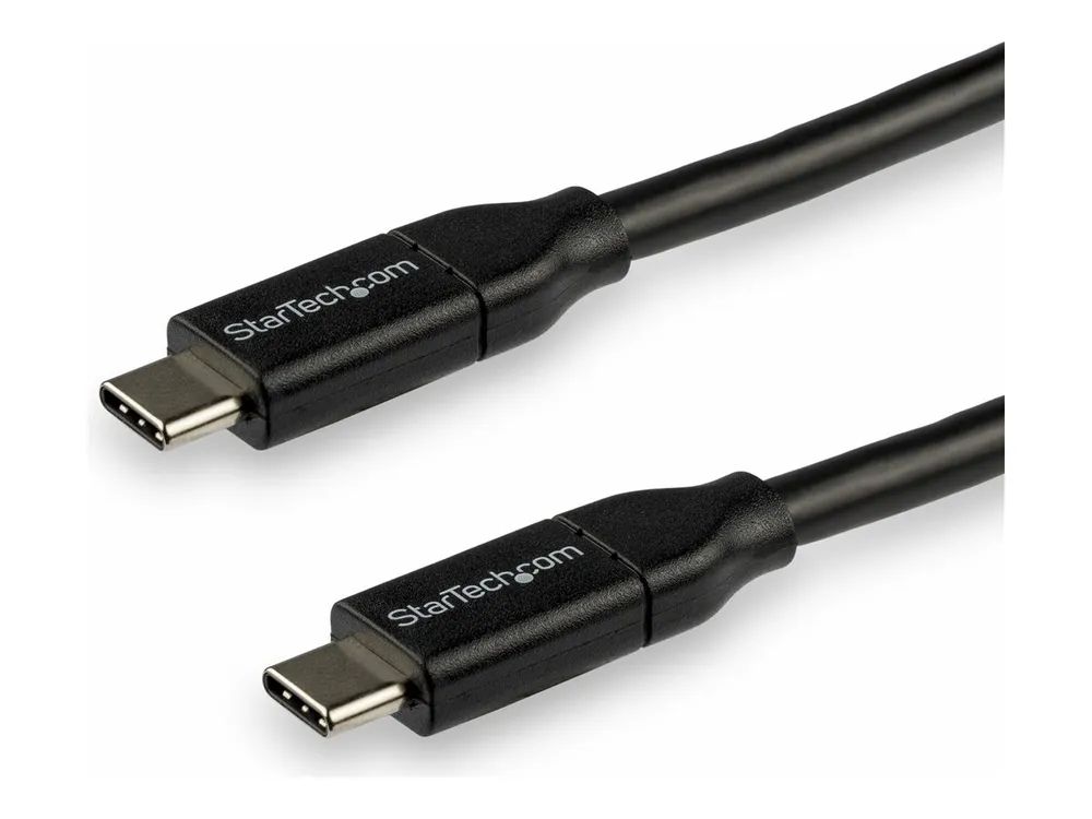 StarTech.com USB-C auf USB-C Kabel mit 5A Power Delivery - St/St - 3m - USB 2.0 - USB-IF zertifiziert - USB Typ C Kabel - USB-Kabel - 24 pin USB-C (M)