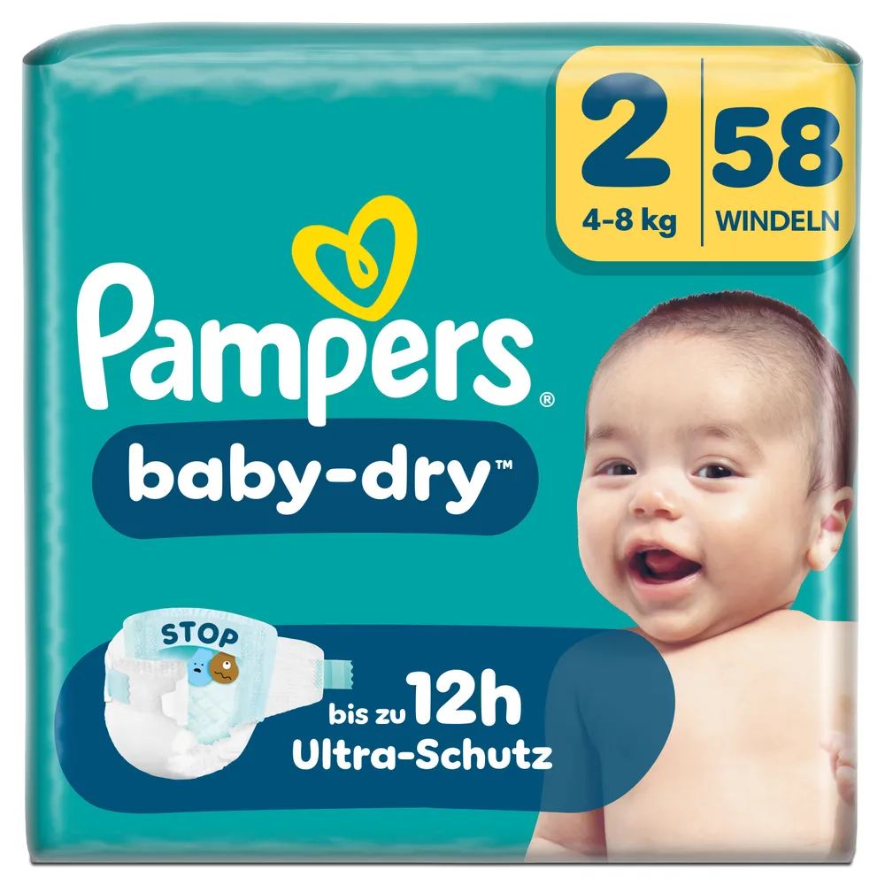 Pampers Baby Dry Gr.2 Mini 4-8kg 