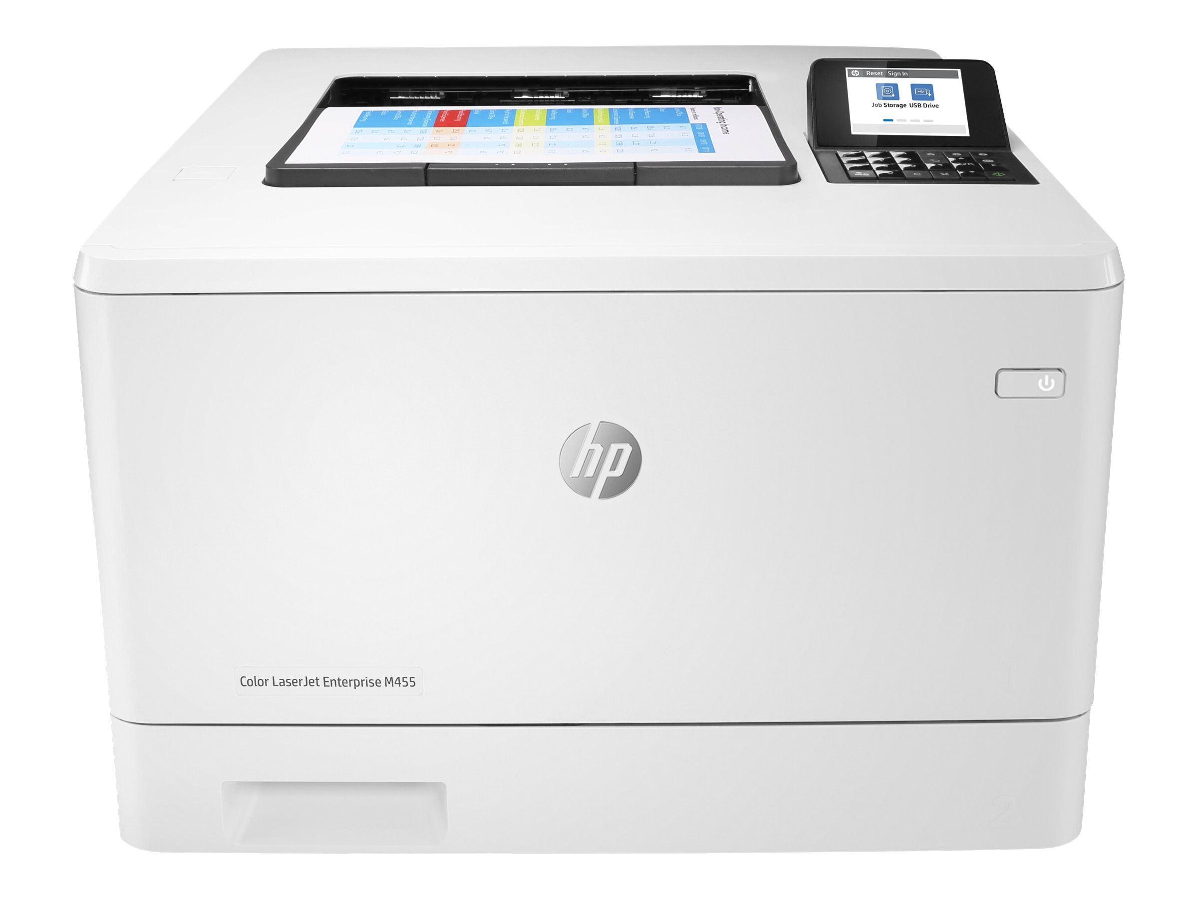 HP Color LaserJet Enterprise M455dn - Drucker - Farbe - Duplex - Laser - A4/Legal - 600 x 600 dpi - bis zu 27 Seiten/Min. (einfarbig)/