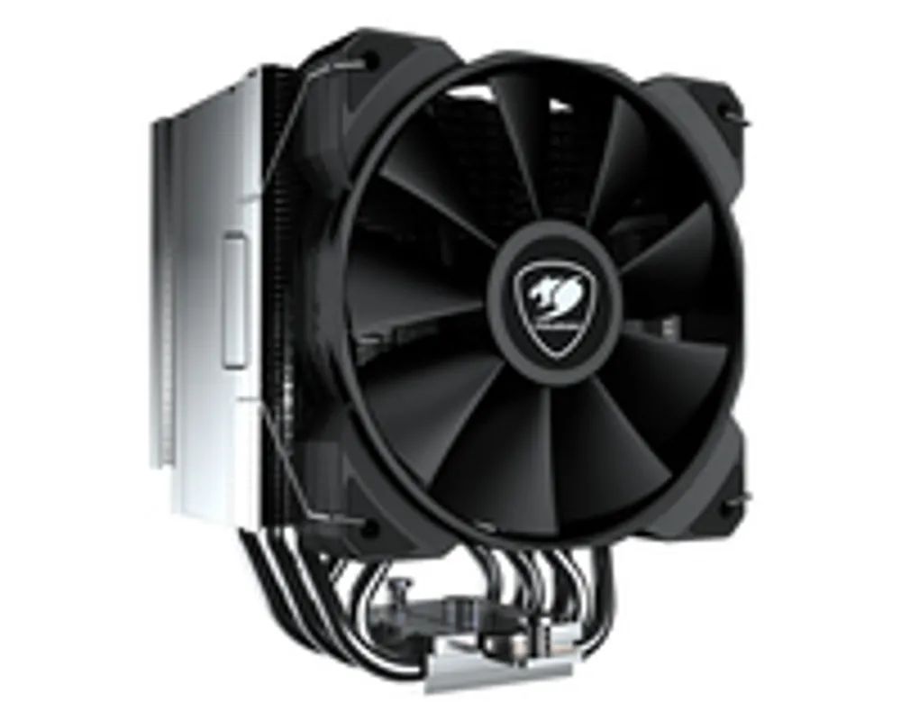 Cougar Gaming CGR-FZAE85 Prozessor Kühlkoerper/Radiator 12 cm Schwarz 1 Stueck e