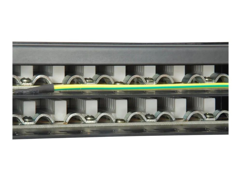 Equip Pro - Patch Panel - Rack montierbar - CAT 6 - STP - RJ-45 X 48 - Schwarz - 1U - 48.3 cm (19")