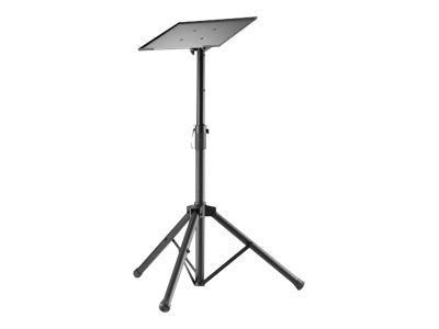 Manhattan TV/Monitor/Projector/Laptop Mount, Tripod Floor Stand, 1 screen/device, Screen Sizes: 13-32", VESA 75x75 to 100x100mm, Max 15kg, Height Adjustable, Black, Lifetime Warranty - Aufstellung - Stativ - für Notebook / Tablet / Projektor - tragba